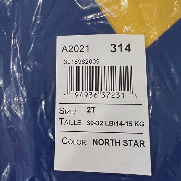 NWT Gymboree Blue & Gold W/Embroidered Baseball Bat & Ball Shirt - Picture 7 of 8